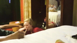 Seductive amateur female partner goes full vamp getting screwed by BBC in front of boyfriend