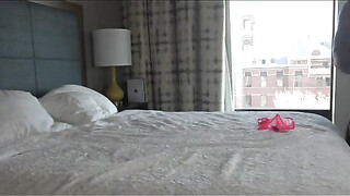 Unreal sexual intercourse moans from her while meeting black lover for bareback sexual intercourse